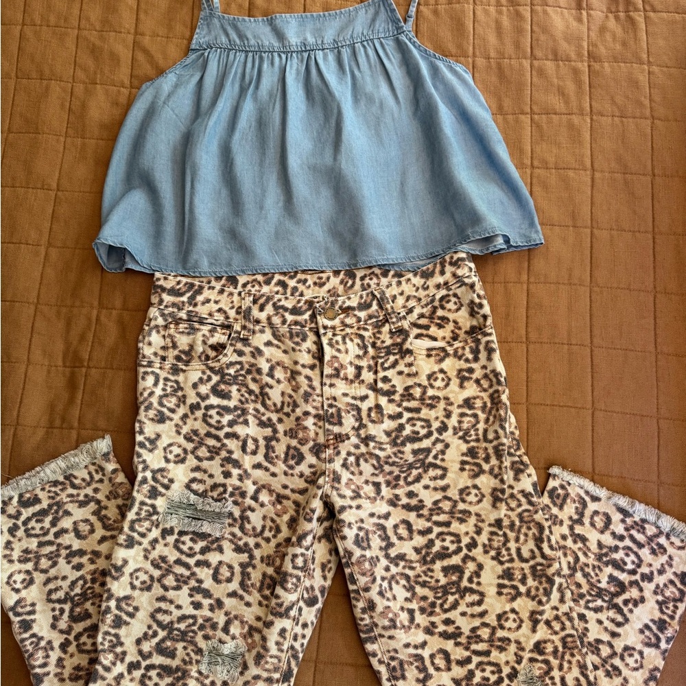 Style Rack Leopard Print jeans